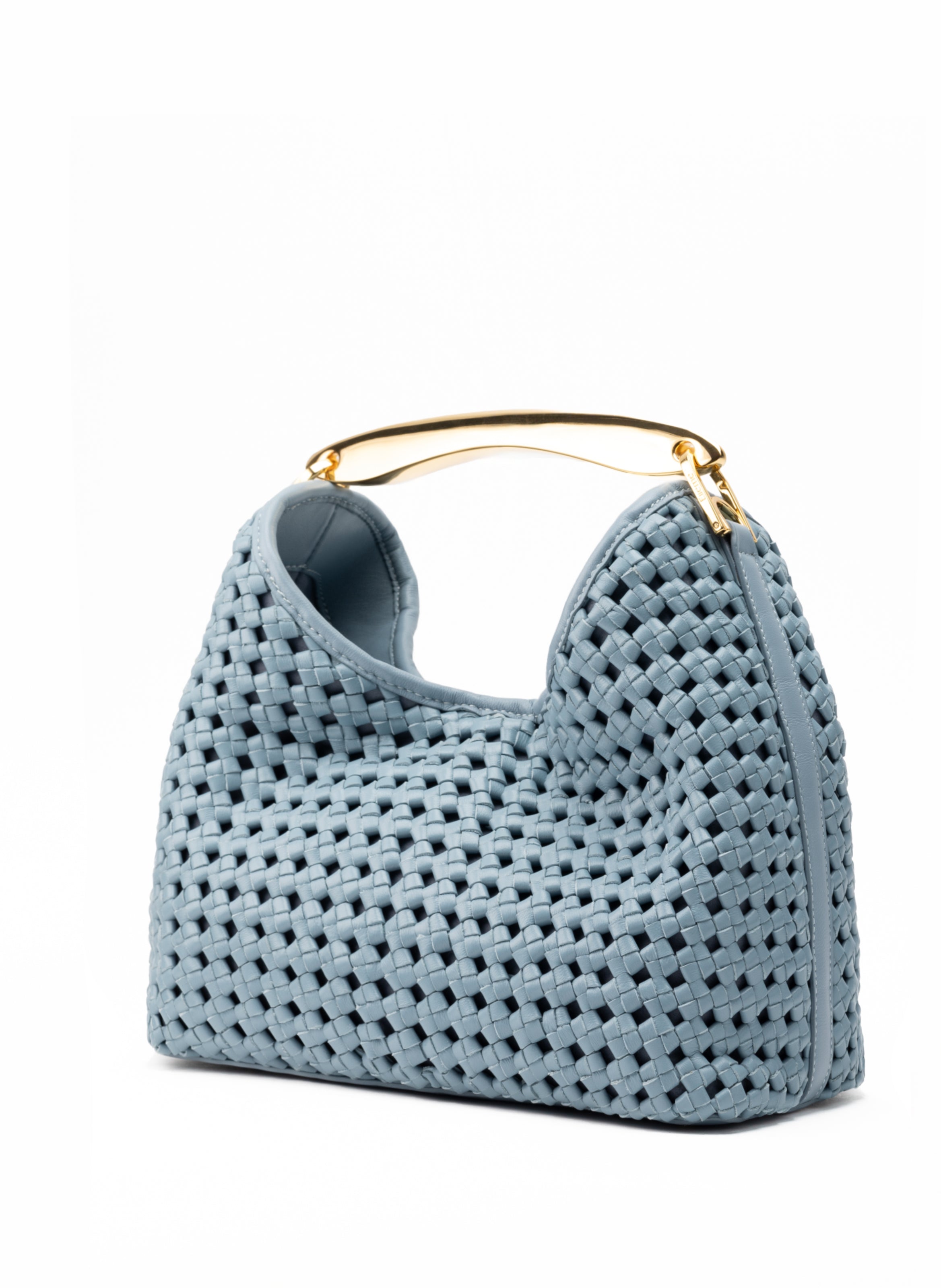 Boomerang Woven Leather Arctic Blue