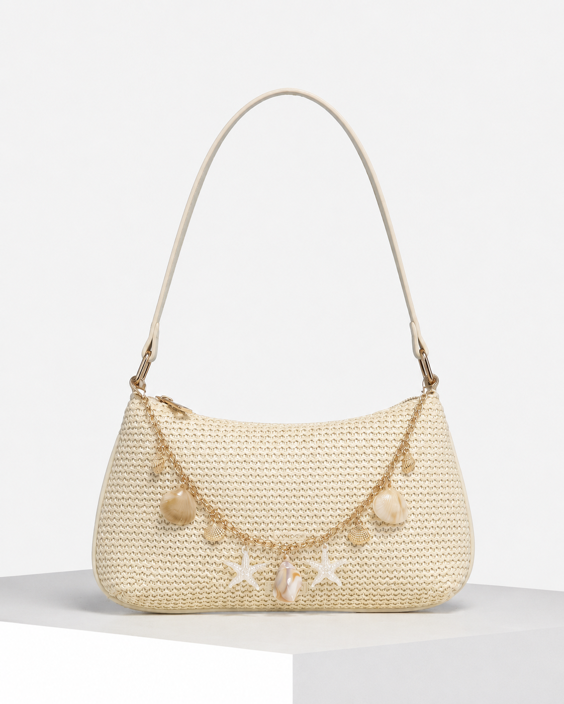 VYNCCO Woven Tote Bag with Matching Pouch