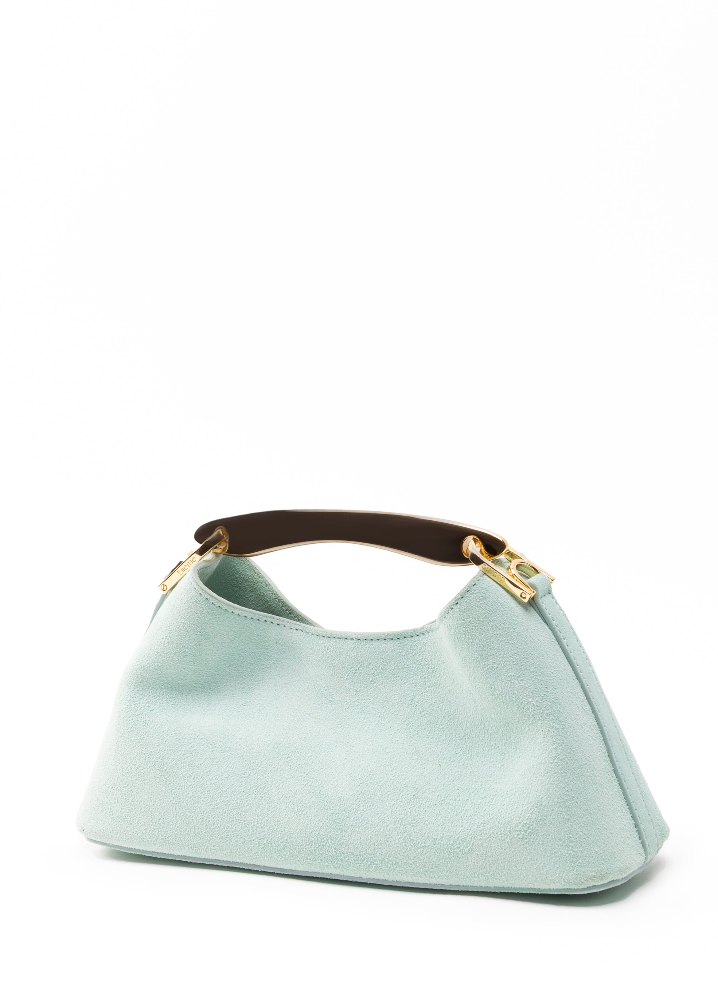 Mini Boomerang Suede Turquoise