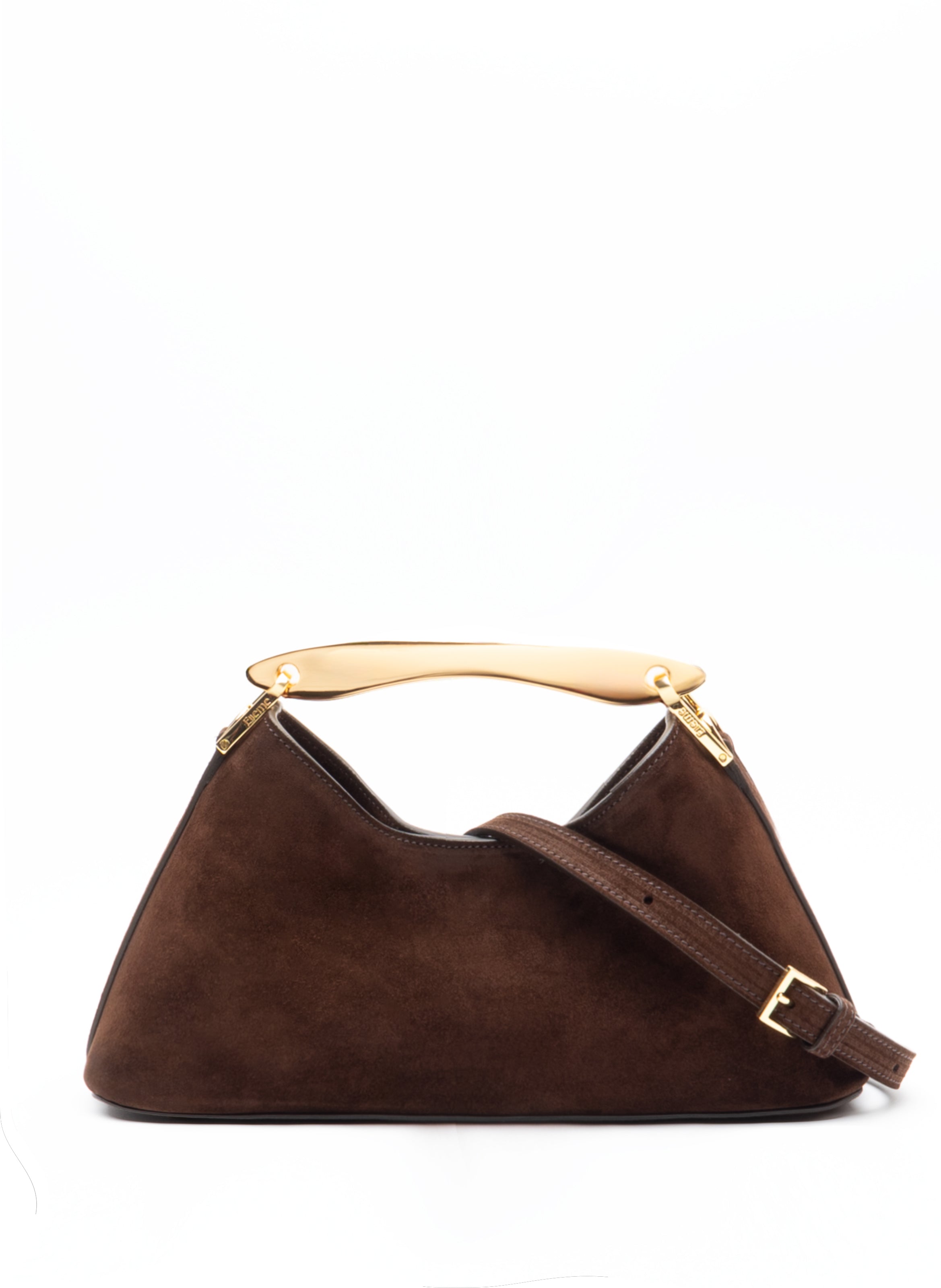 Mini Boomerang Suede Brownie