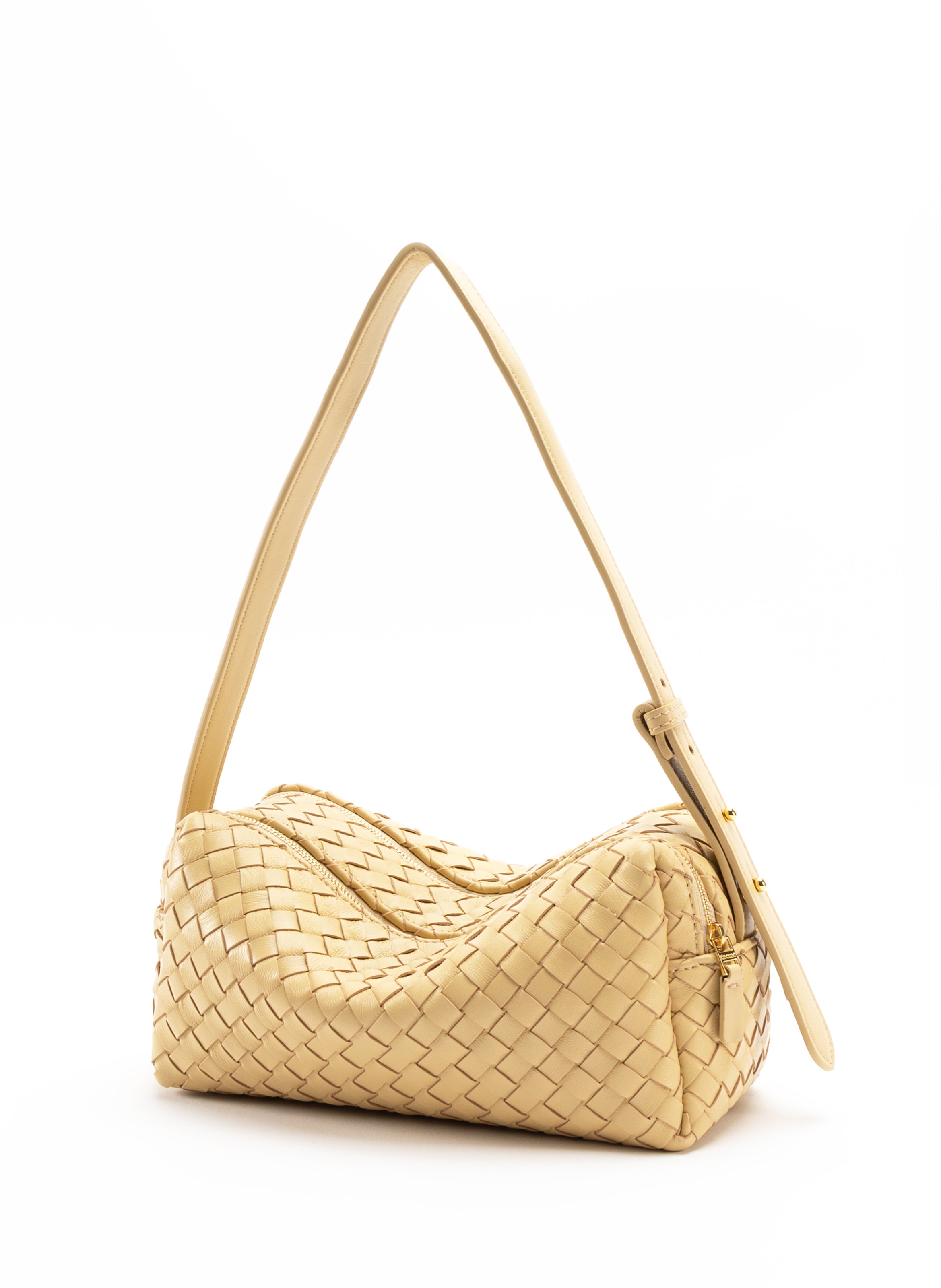 Trousse Woven Leather Butter