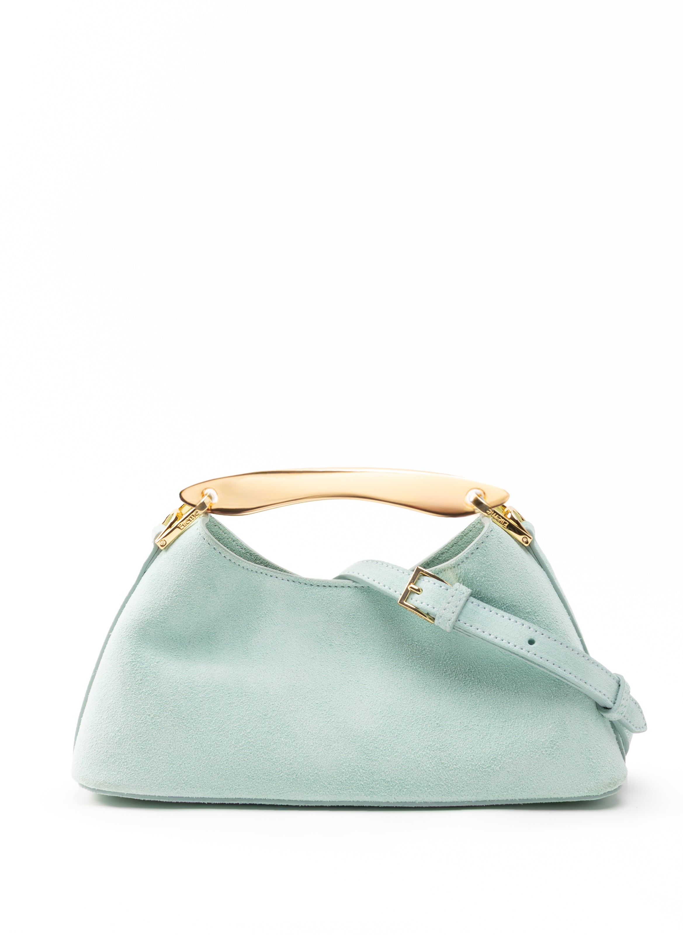 Mini Boomerang Suede Turquoise