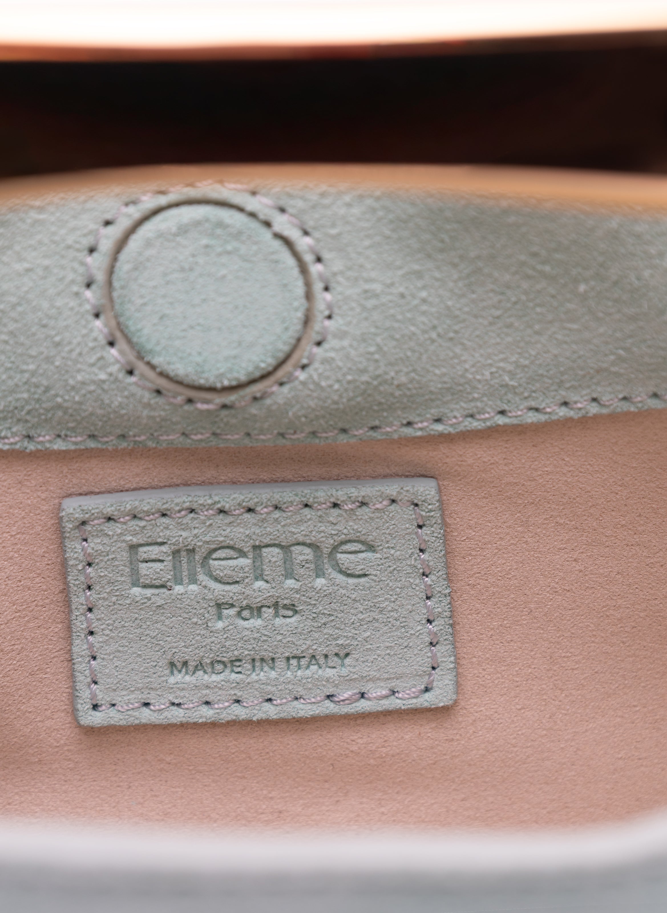 Mini Boomerang Suede Turquoise